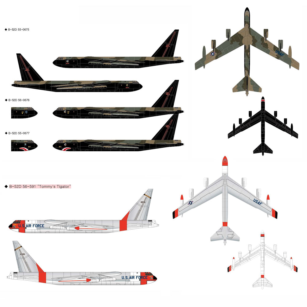 Academy 12632 1:144 Boeing B-52D Stratofortress