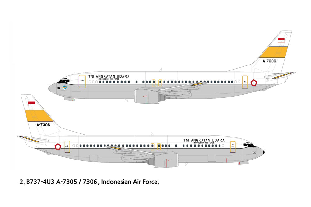 Academy 12639 1:144 Boeing 737 Colombian Air Force