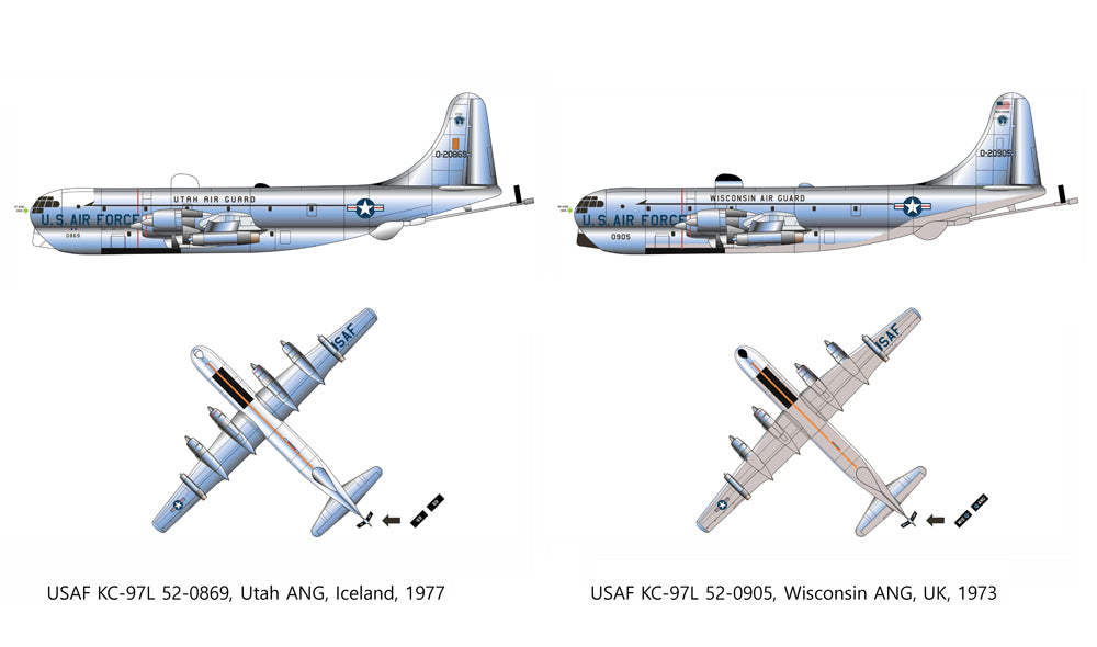 Academy 12640 1:144 Boeing USAF KC-97L Stratofreighter