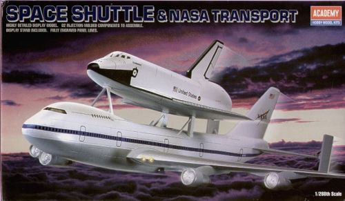 Academy 12708 1:288 Boeing 747 & Shuttle