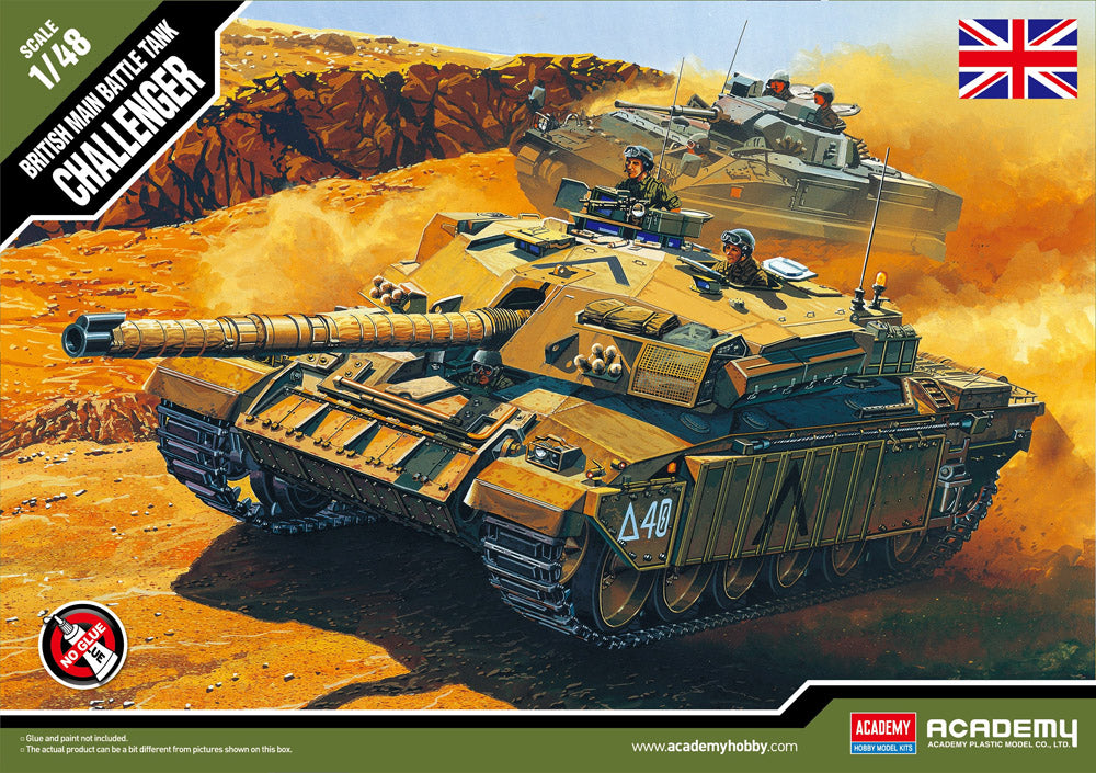 Academy 13007B 1:48 British Challenger Main Battle Tank