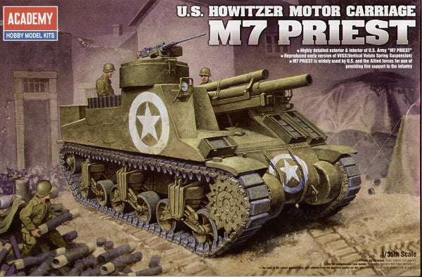 Academy 13210 1:35 M7 Priest 105mm Howitzer Motor Carriage