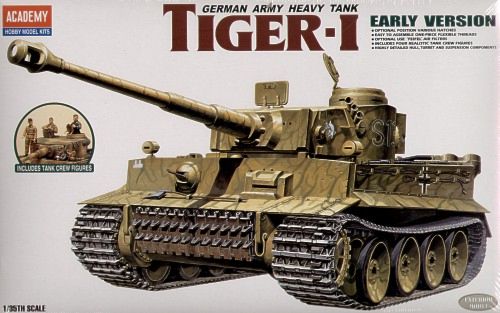 Academy 13264 1:35 Pz.Kpfw.VI Tiger I Early Version (No Interior Detail)