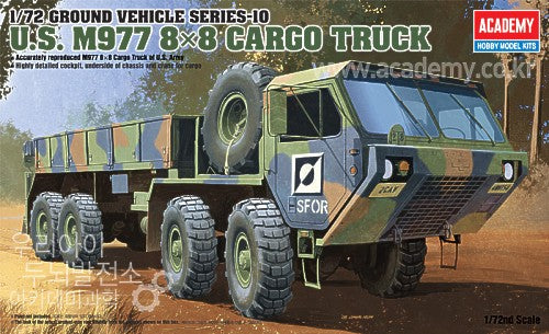 Academy 13412 1:72 M997 Oshkosh 8x8 Cargo truck