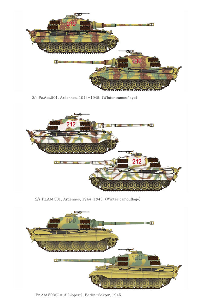 Academy 13423 1:72 German King Tiger 'Henschel Turret', 1944/45