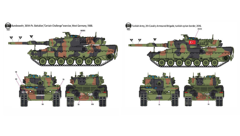 Academy 13428 1:72 German Army Leopard 2A4