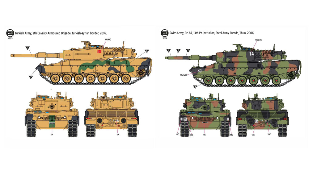 Academy 13428 1:72 German Army Leopard 2A4