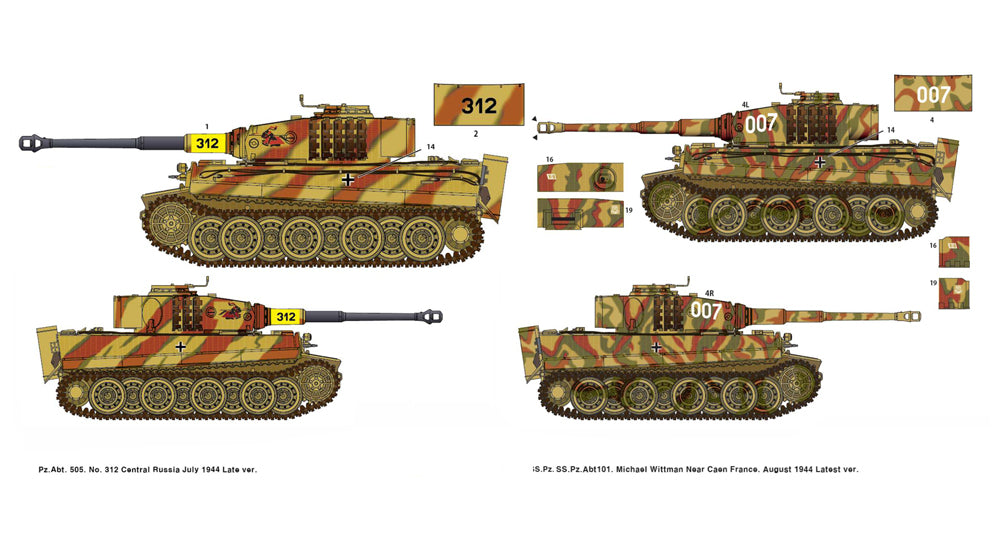 Academy 13431 1:72 German Tiger I Late