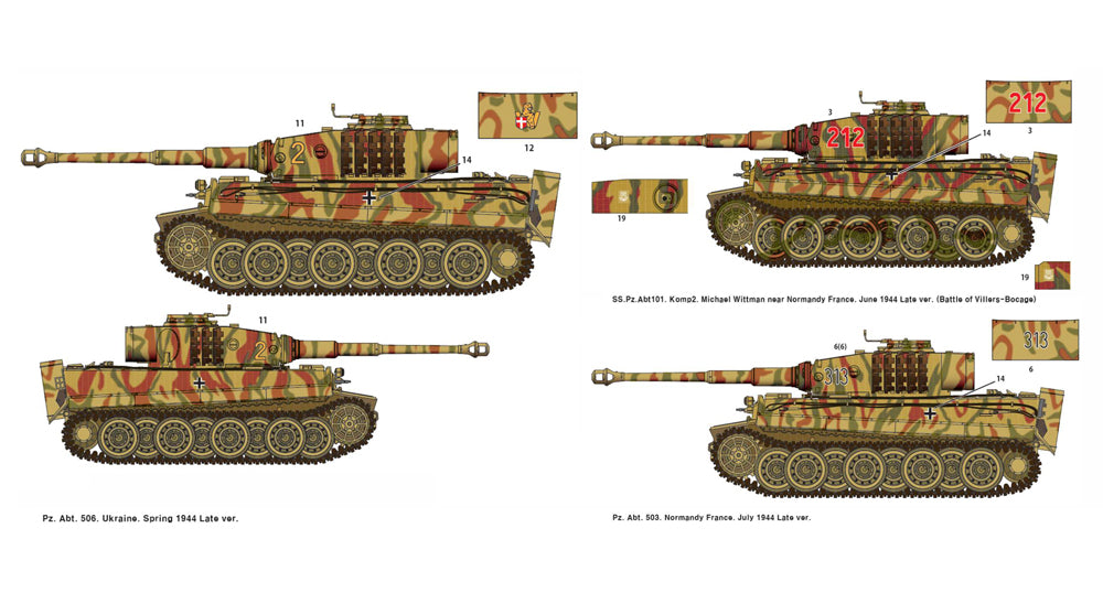 Academy 13431 1:72 German Tiger I Late