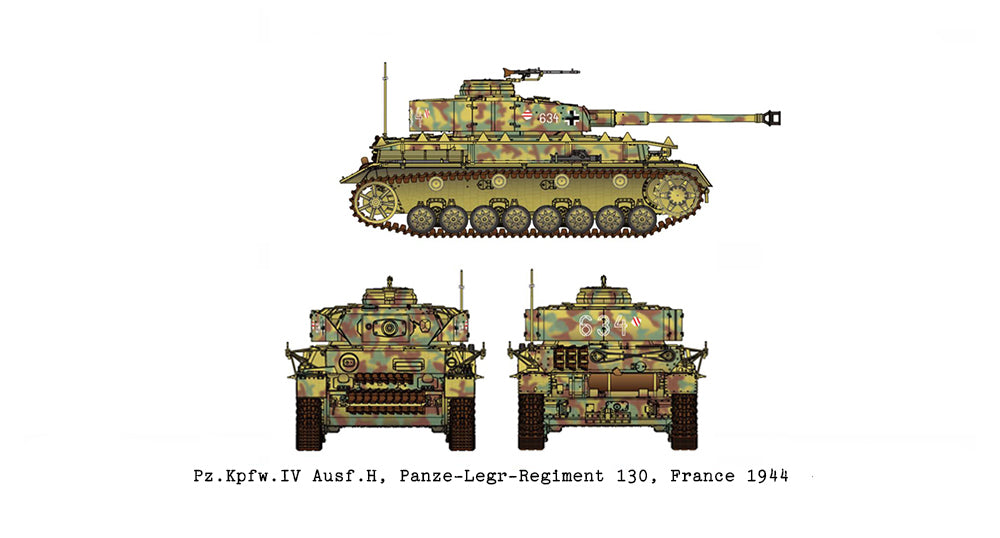 Academy 13432 1:72 Pz.Kpfw IV Ausf H Medium Tank