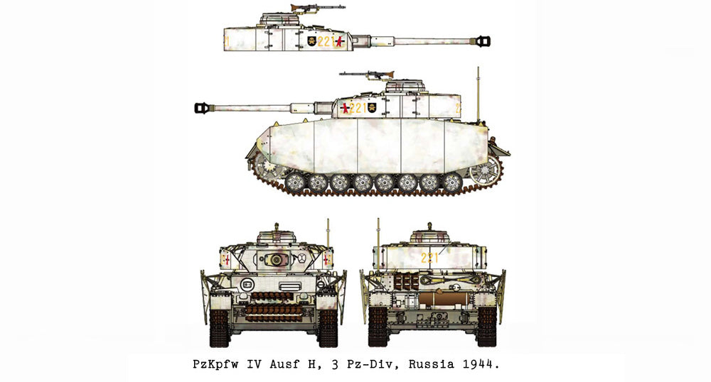 Academy 13432 1:72 Pz.Kpfw IV Ausf H Medium Tank