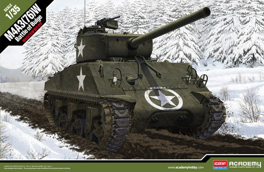 Academy 13500 1:35 M4A3(76)W Sherman 'Battle of the Bulge'