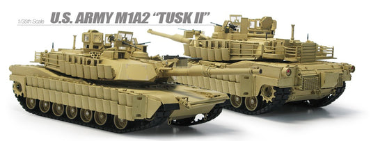 Academy 13504 1:35 M1A2 Abrams TUSK II U.S. Army Tank V2