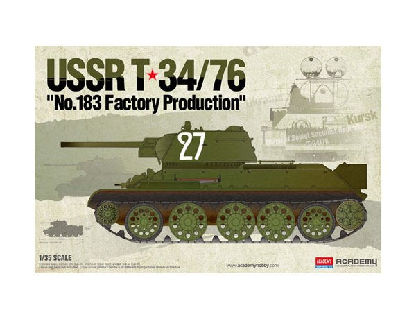 Academy 13505 1:35 Soviet T-34/76 Factory No 183