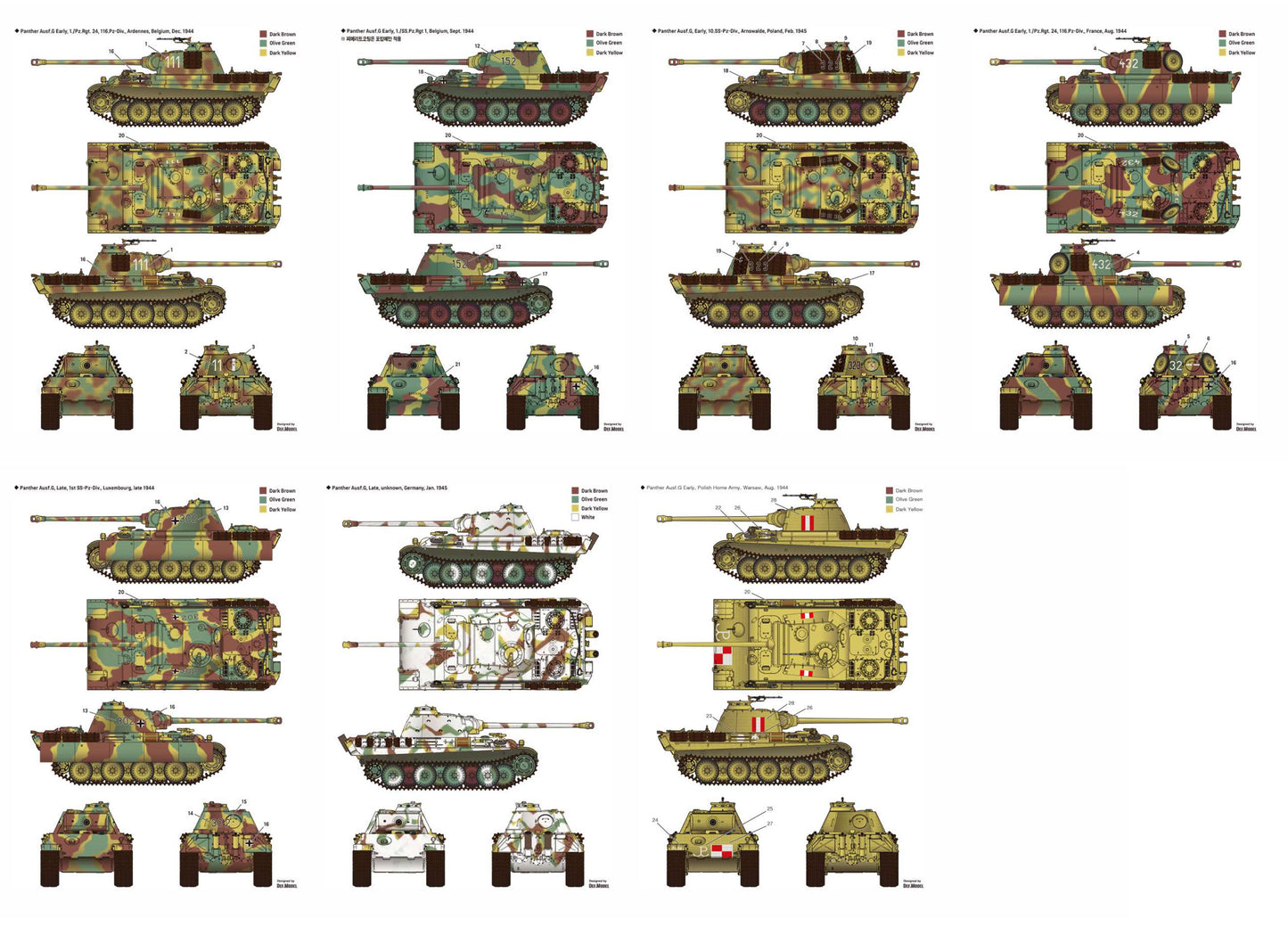 Academy 13529 1:35 German Pz.Kpfw.V Panther Ausf.G Early