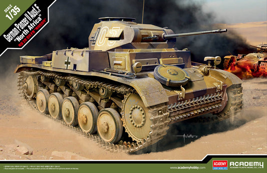 Academy 13535 1:35 Pz.Kpfw.II Ausf.F 'North Africa' New Tooling