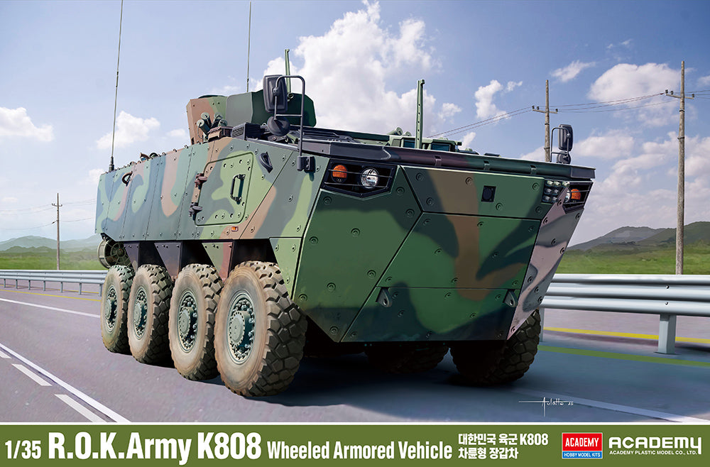 Academy 13569 1:35 Korean Army K808 Wheeled Armoured Vehicle