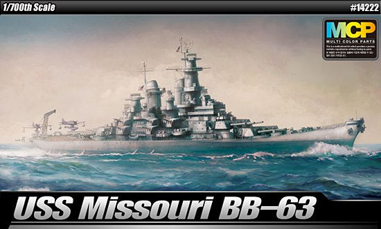 Academy 14222 1:700 USS Missouri BB-63 MCP Version