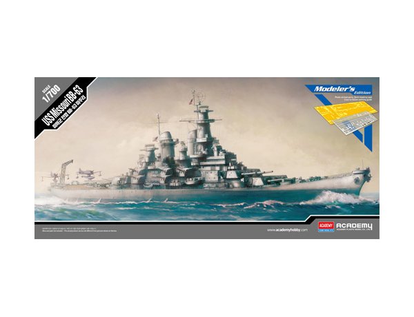 Academy 14223 1:700 USS Missouri BB-63 Modeller's Edition