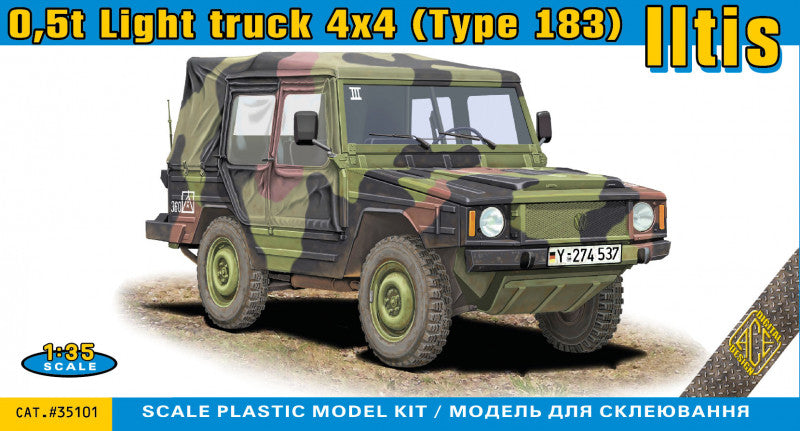 Ace 35101 1:35 Iltis 0.5t light truck 4x4 (type 183)
