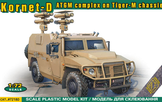 Ace 72180 1:72 Kornet-D ATGM complex Tiger-M chassis