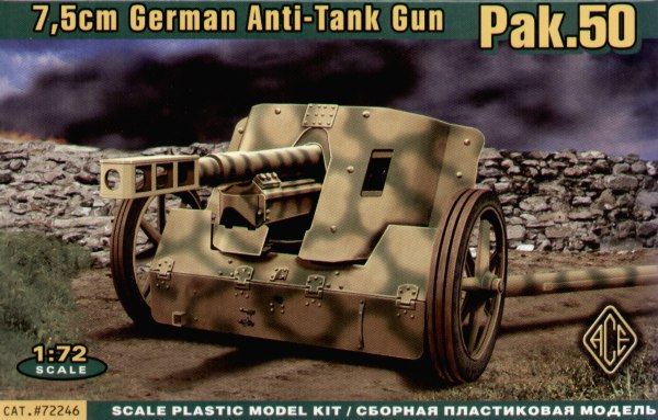 Ace 72246 1:72 7.5cm PaK-50 Anti-Tank Gun