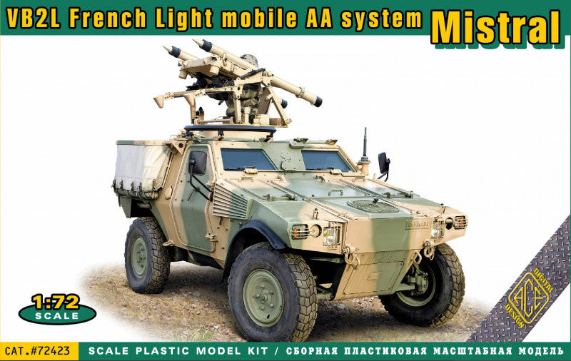 Ace 72423 1:72 Mistral VB2L French Light Mobile AA System (Long Chassis)