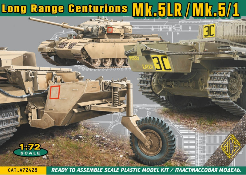 Ace 72428 1:72 Centurion Mk.5LR/Mk.5/1 with External Fuel Tanks