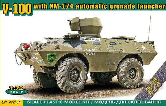 Ace 72454 1:72 V-100 with XM-174 grenade launcher