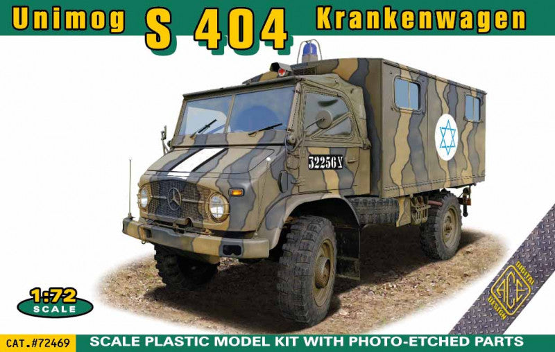 Ace 72469 1:72 Unimog S 404 Krankenwagen