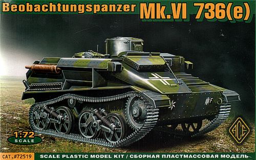 Ace 72519 1:72 Beobachtungspanzer Mk.VI (736e)