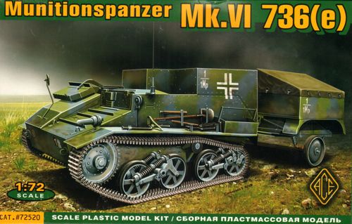 Ace 72520 1:72 Munitionspanzer Mk.VI 736(e) Ammo Carrier on Mk.VI 736(e) Chassis