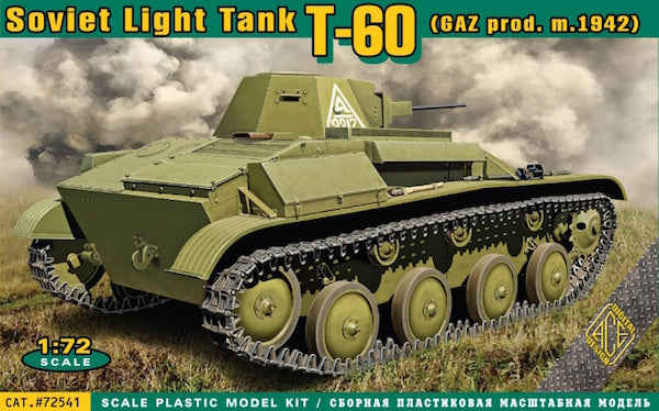 Ace 72541 1:72 Soviet T-60 Light Tank (GAZ Production model 1942)