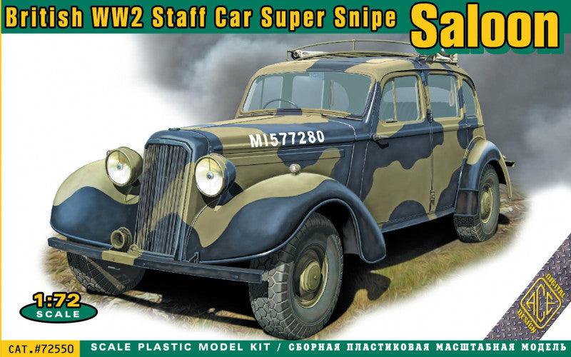 Ace 72550 1:72 Super Snipe Saloon British Staff Car WWII