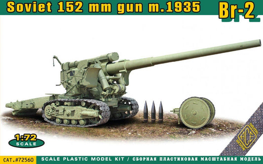 Ace 72560 1:72 BR-2 Soviet 152mm Heavy Gun model 1935