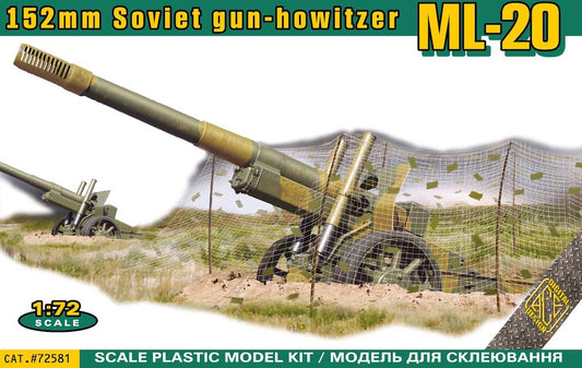 Ace 72581 1:72 WWII ML-20 Soviet 152mm Gun-Howitzer