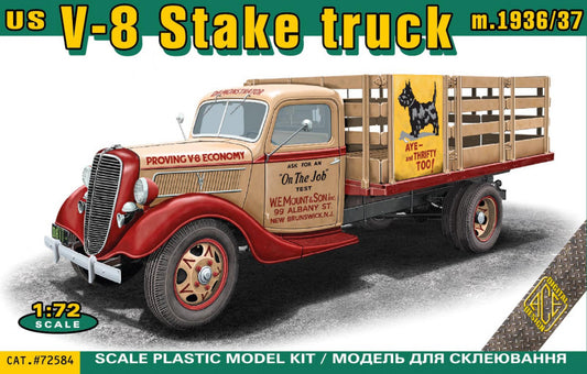 Ace 72584 1:72 US Ford V-8 Stake truck m.1936/37