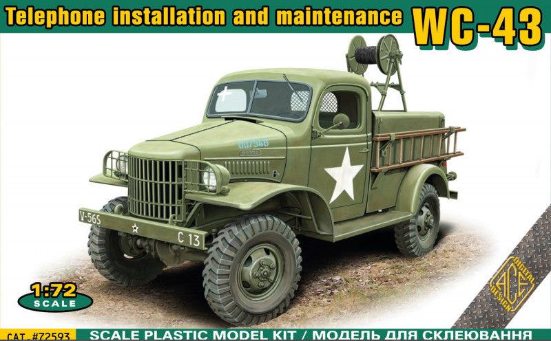 Ace 72593 1:72 WC-43 (T 215) Telephone installation and maintenance truck