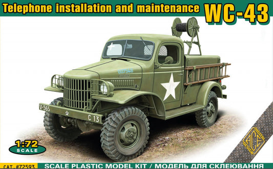 Ace 72593 1:72 WC-43 (T 215) Telephone installation and maintenance truck