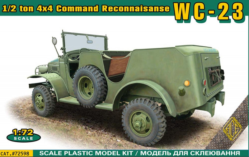 Ace 72598 1:72 WC-23 1/2 ton 4x4 command reconnaisance vehicle