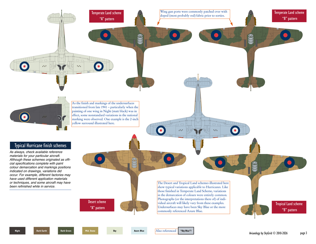 Aviaeology ADD48C104-1 1:48 Hurricane National Markings – Early Variation 1 [Mk.I Mk.IIB Mk.IIC]