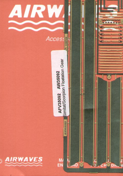 Airwaves (etched) AEC35092 1:35 CVR[T] FV101 Scorpion / CVR[T] FV107 Scimitar Flotation Gear