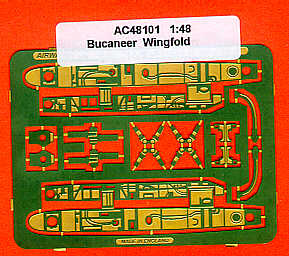 Airwaves (etched) AEC48101 1:48 Blackburn/Hawker-Siddeley Buccaneer S.2B wingfold