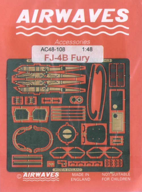 Airwaves (etched) AEC48108 1:48 North-American FJ-4B Fury