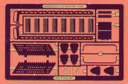Airwaves (etched) AEC72062 1:72 McDonnell F3H-2/F3H-2M Demon Boarding Ladder