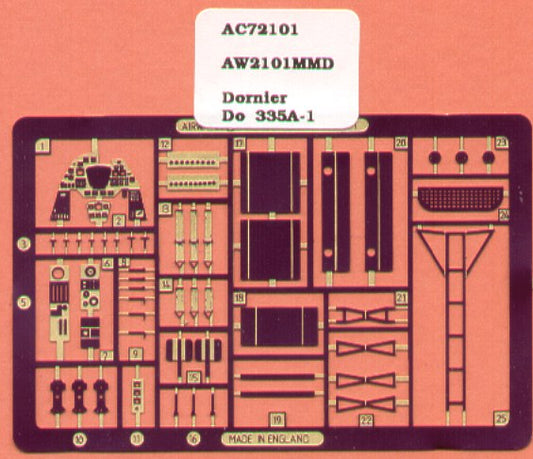 Airwaves AEC72101 1:72 Dornier Do-335A-1 for Dragon and Hobby 2000