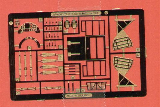 Airwaves (etched) AEC72120 1:72 Heinkel He-112B