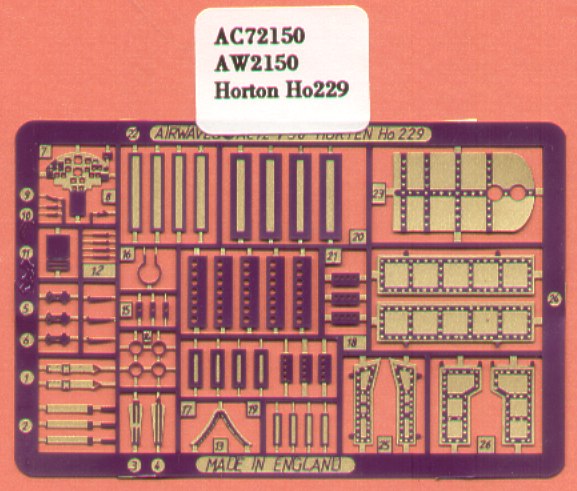 Airwaves AEC72150 1:72 Horten Go-229 for Revell