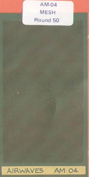 Airwaves (etched) AEM004 Round Mesh 50