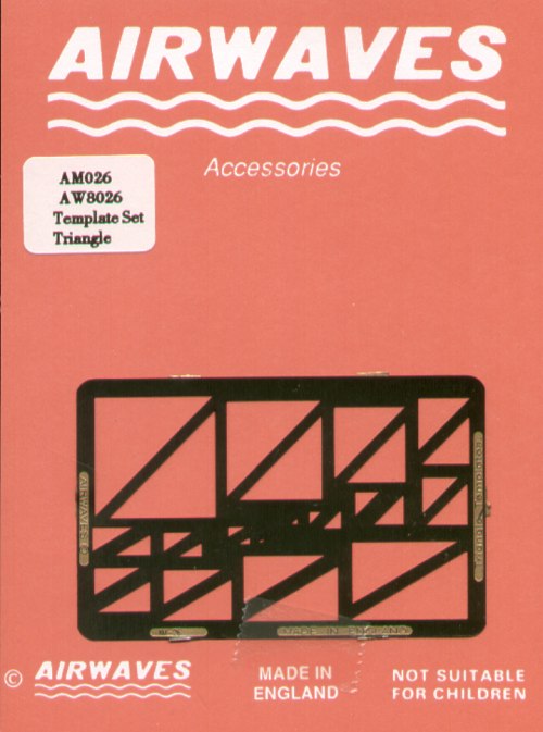 Airwaves (etched) AEM026 Triangular Scribing Template
